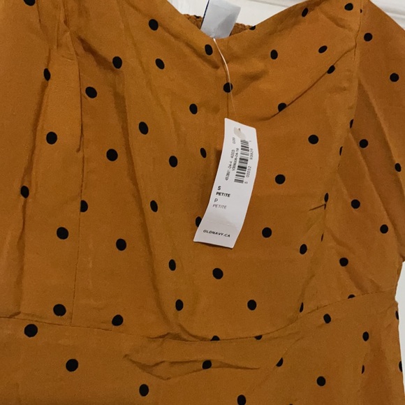 ♥️SOLD♥️ Old Navy Yellow Polka Dot Dress - Picture 4 of 4